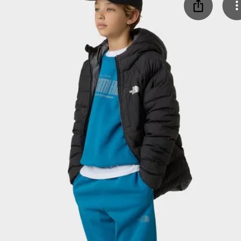 EUC The North Face Kids reversible Puffer Jacket
